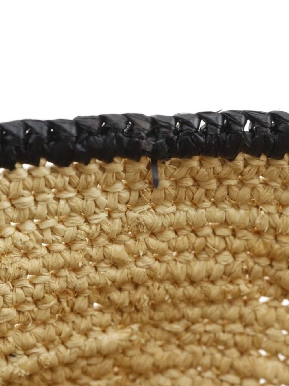 Area Free MAISON N.H PARIS Handbag Maison N.H. Paris Beige / black Raffia/... - Picture 8 of 12